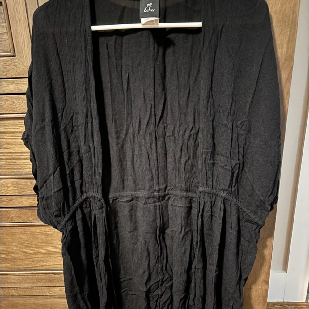 Echo Black Swim Coverup